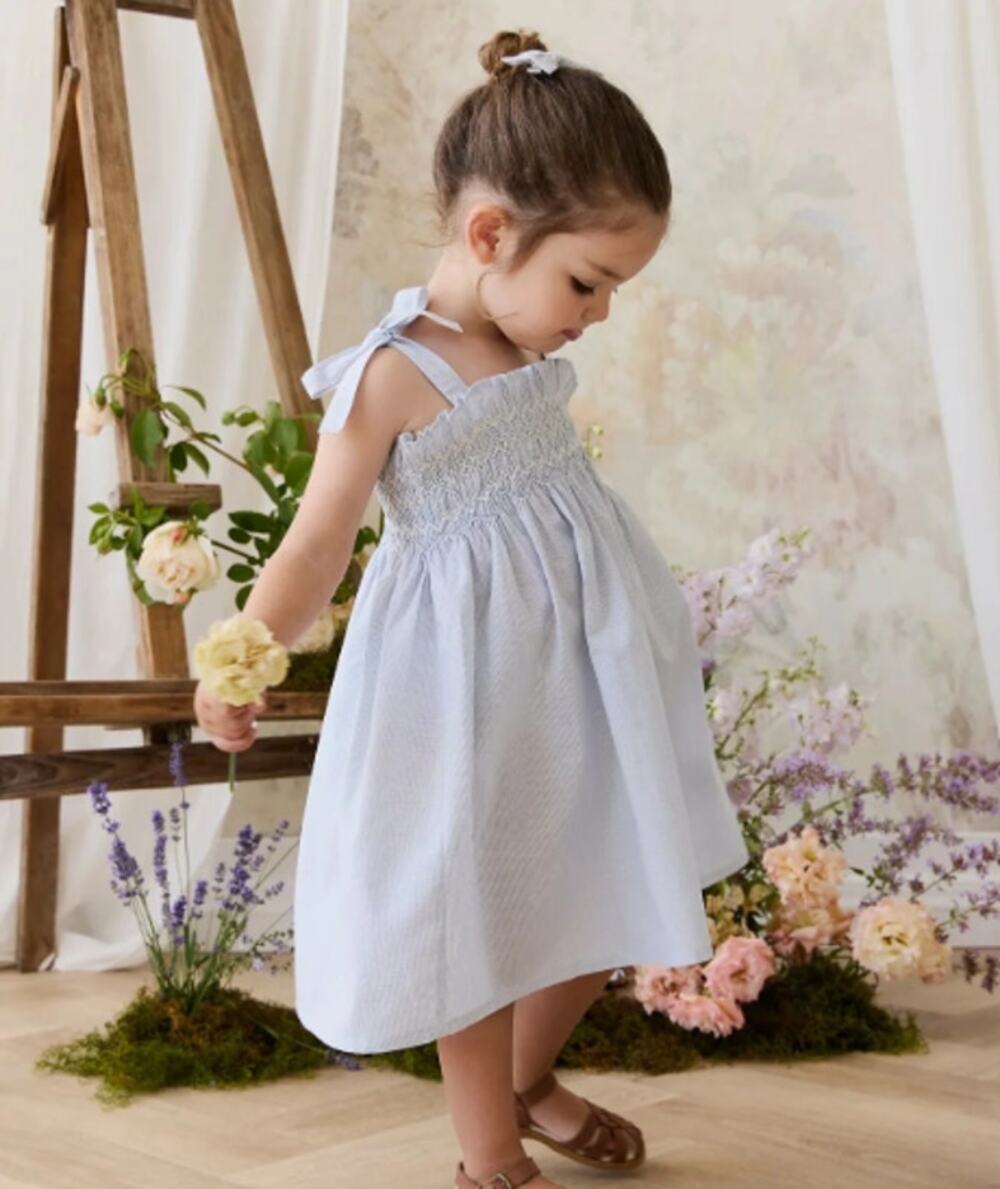 Jamie Kay Organic Cotton Desiree Dress - Petite Check - 1YR